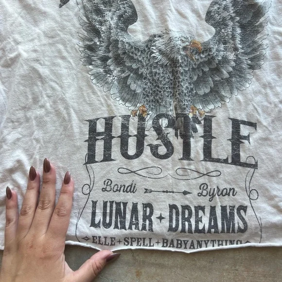 Spell and the Gypsy tee Elle Ferguson colab HTF Moonlit boulevard (cropped) - Picture 6 of 6